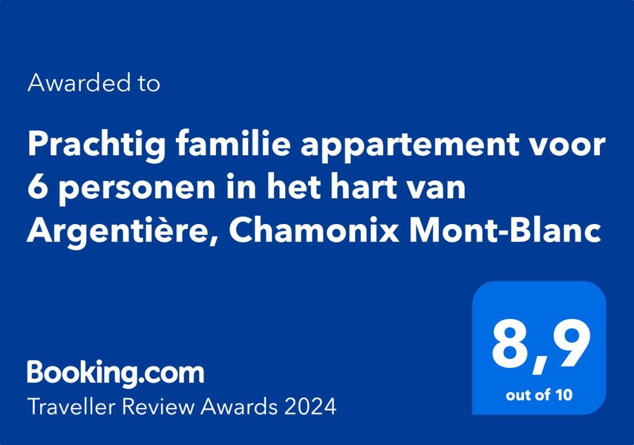 Prachtig Familie Appartement Voor 6 Personen In Het Hart Van Argentiere, Chamonix Mont-Blanc المظهر الخارجي الصورة
