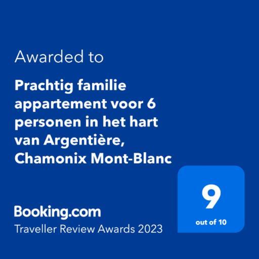 Prachtig Familie Appartement Voor 6 Personen In Het Hart Van Argentiere, Chamonix Mont-Blanc المظهر الخارجي الصورة